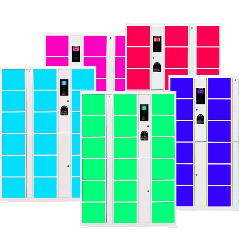 Factory Supply Smart Metal Storage Lockers Digital Steel Gym Locker Outdoor Parcel Locker for Supermarket