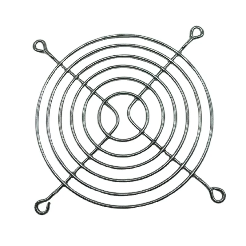 Widely Use Protective Net Cabinet Fan Accessories 30Mm 40Mm 80Mm 120Mm 250Mm Metal Exhaust Fan Grill With Guard