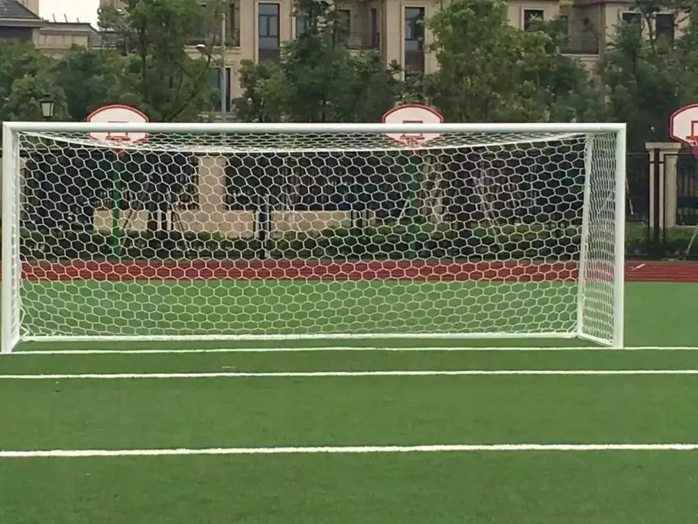 Factory Sale Full Size Team Sports Training Wear Resistant Soccer Metal Post Portable Football Goal Soccer Training Equipment