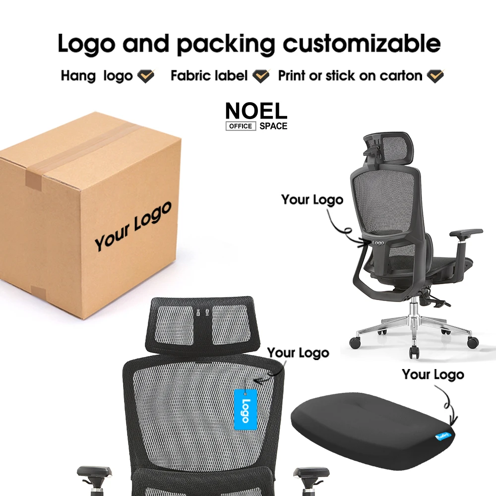 Foshan new design modern office furniture ergonomic chair office chair spare parts cadeira de escritorio desk chair