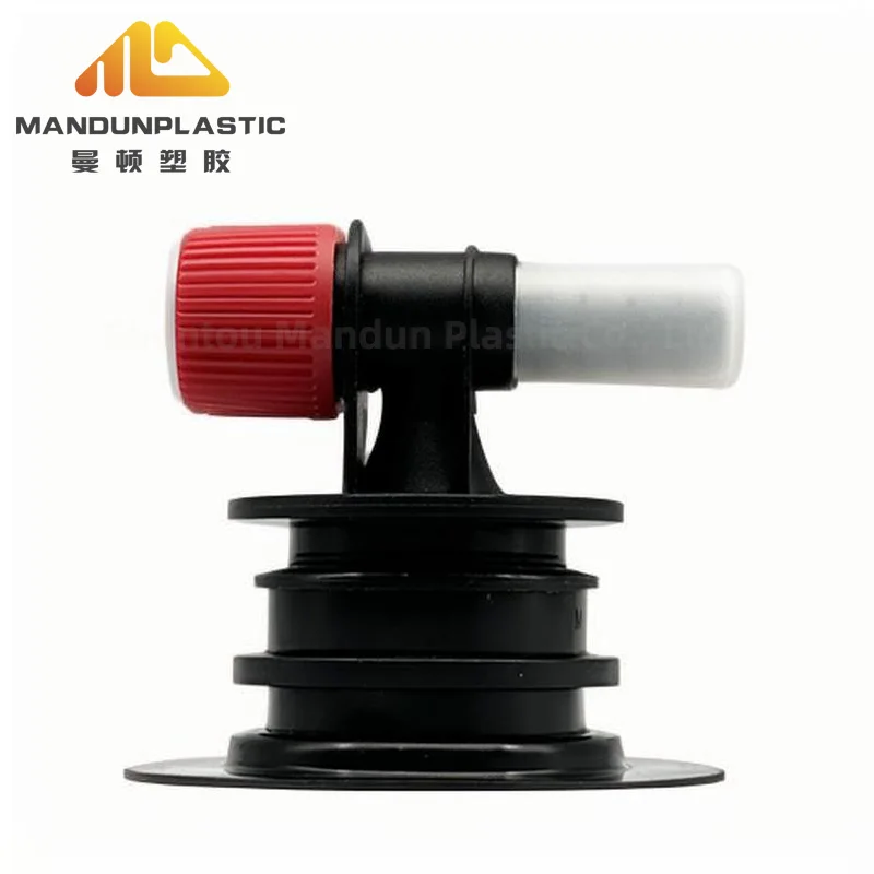 Plastic valve plastic butterfly tap for BIB bag in box adapter,beverage beer valve red wine box in bag regulating valve