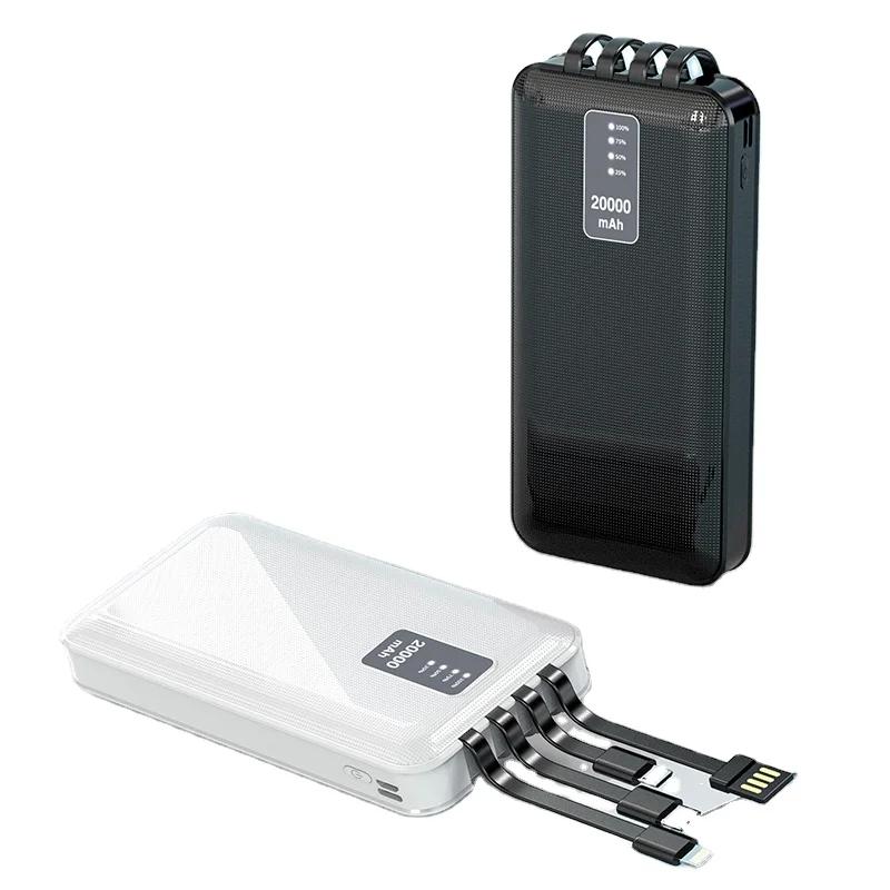 
Rohs Universal portable 10000mah 20000mAh power banks mobile phone charger manufacturer 