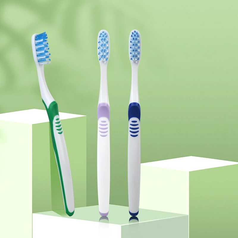soft adult toothbrush with high density bristles cleaning with nylon dupont bristles high quality tooth brush factory customized