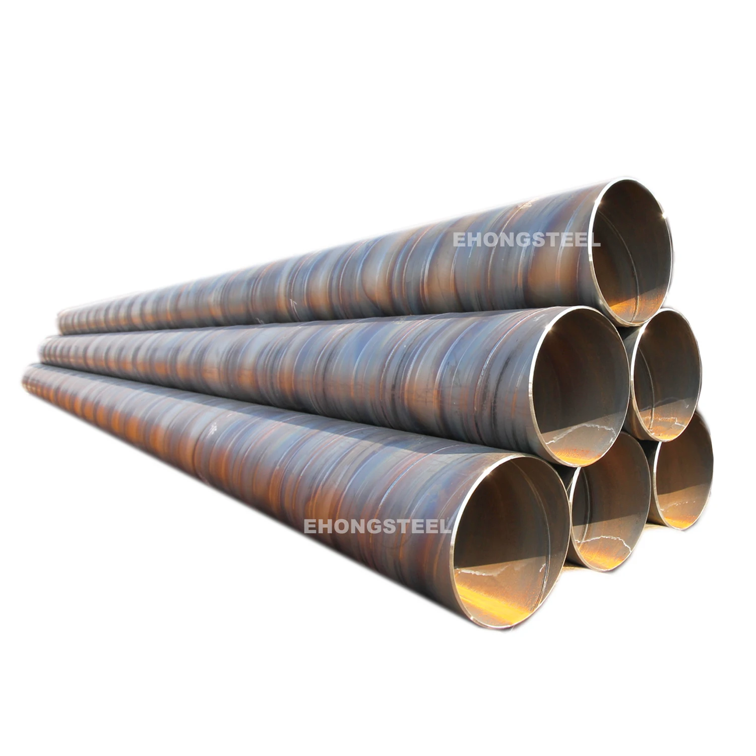 S235 S355 Carbon Steel Spiral Welded Steel Pipe with Competitive Price