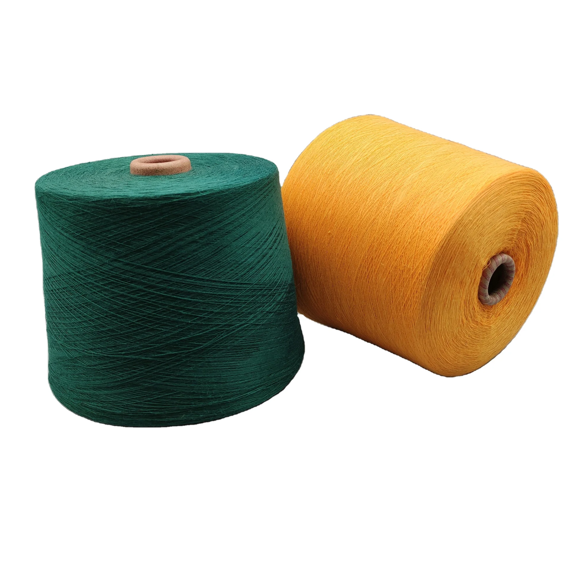 21S color recycled cotton yarn  for knitting socks