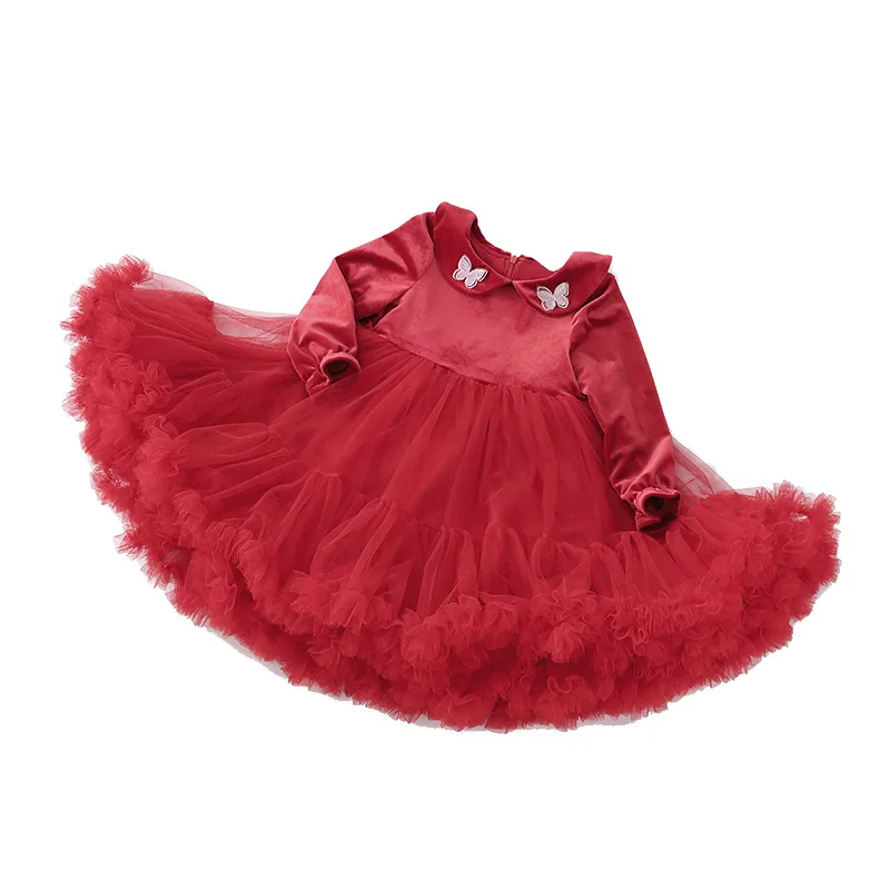 
Manufacturer New Fashion Style Beautiful Fancy Christmas Party Baby Girl Dresses Winter 