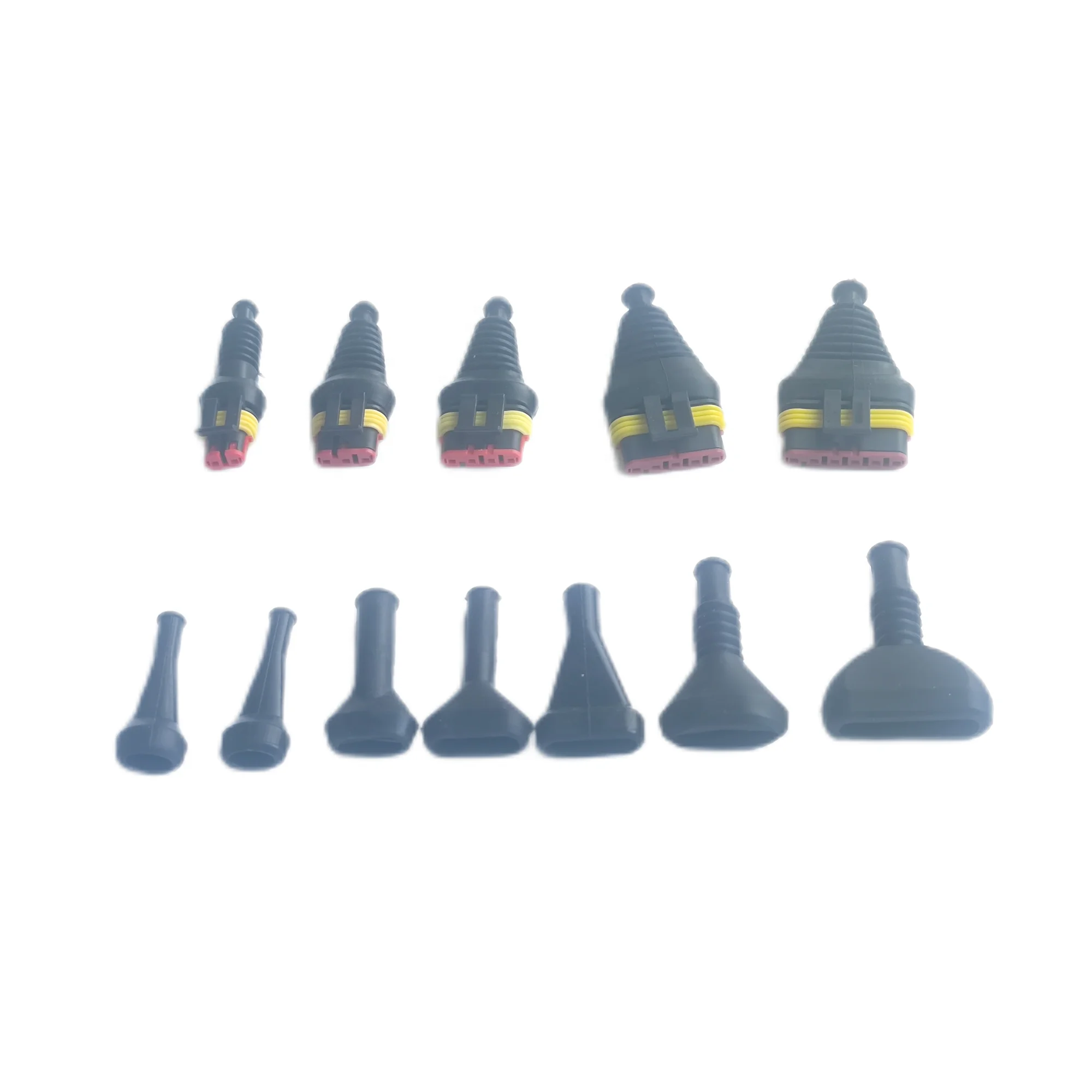 Wholesale 2/3/4/5/6 Way Rubber Boot for Automotive Tyco AMP Superseal 1.5mm Waterproof Wire Connectors