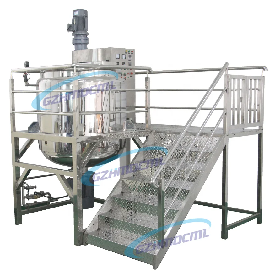 Cream Paste Lotion Oinment Tomato Ketchup Margarine Mayonnaise Vacuum Emulsifier Mixing Making Vessel Tank Machine