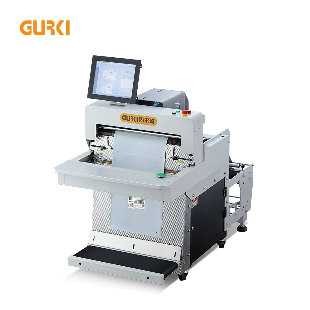 Gurki GS60D Fulfillment Automatic Bagger For Poly Mailers - Integrated Label Printer Applicator Bagging Systems