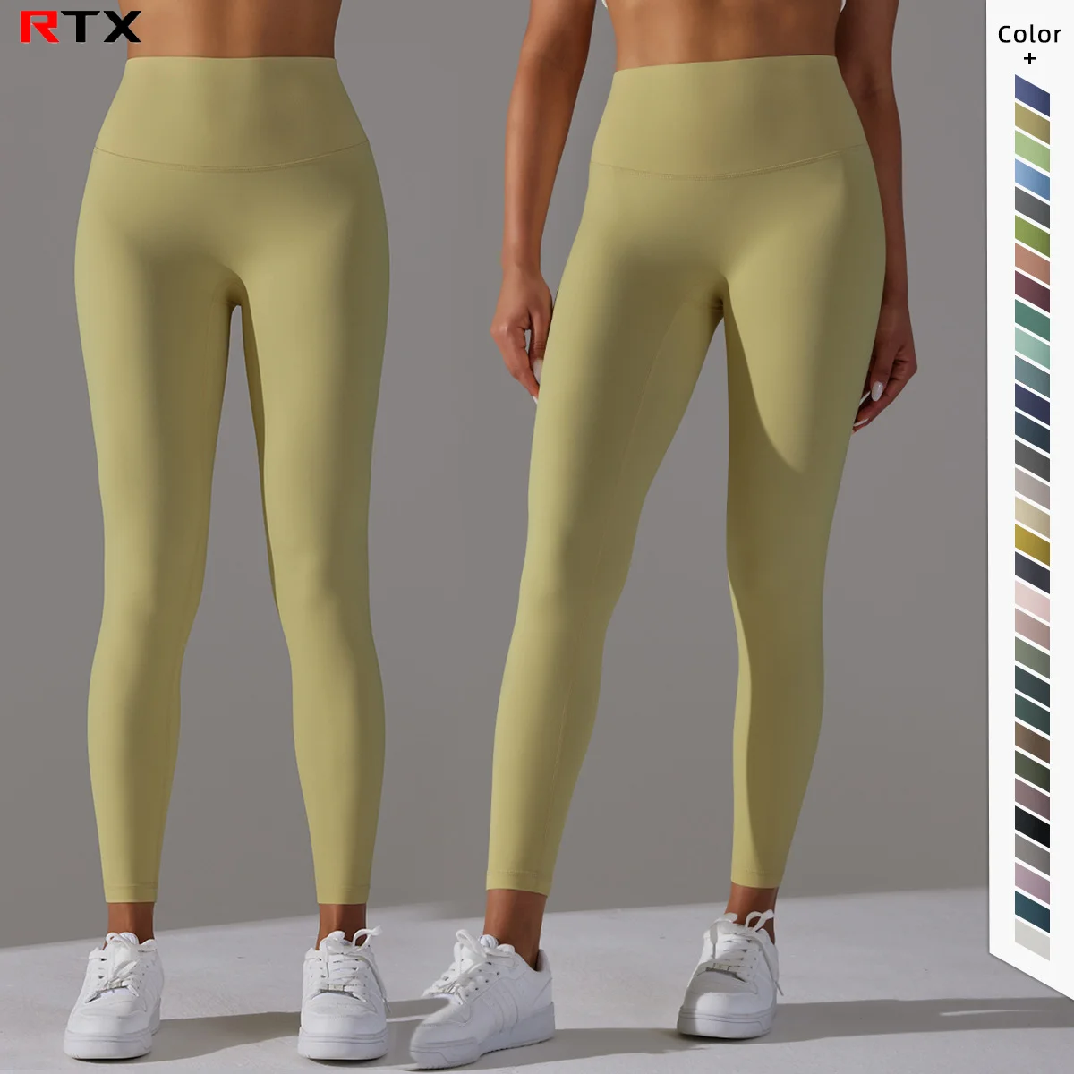 Custom design Naked Feeling New No T-line High-waisted Sports TIGHT Thin Running LEGGINGS Peach Buttocks Pants Women Yoga Pants