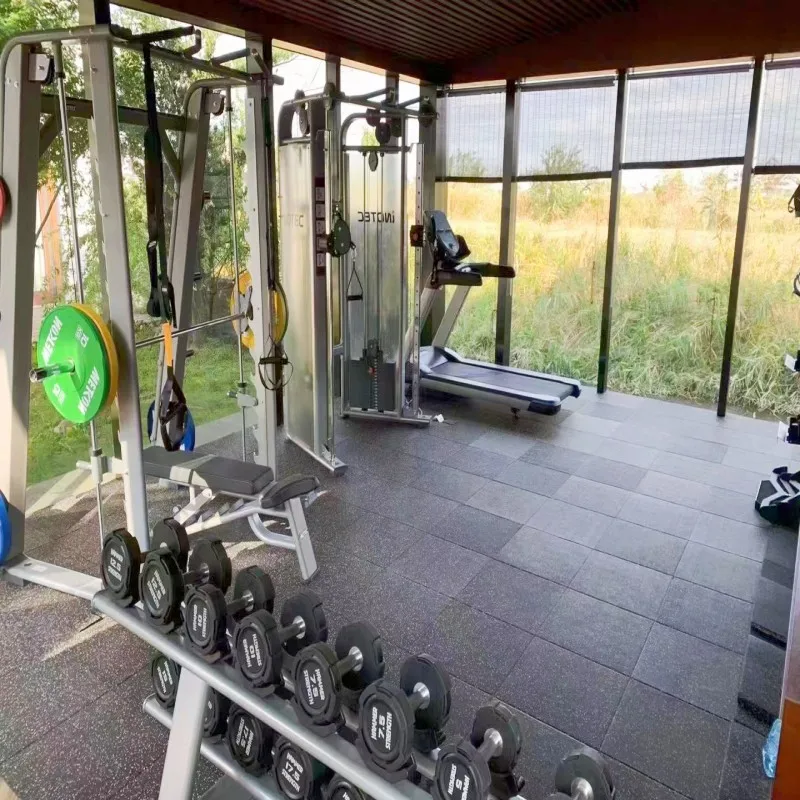 High quality wholesale gym rubber tiles flooring tpe rubber floor mat