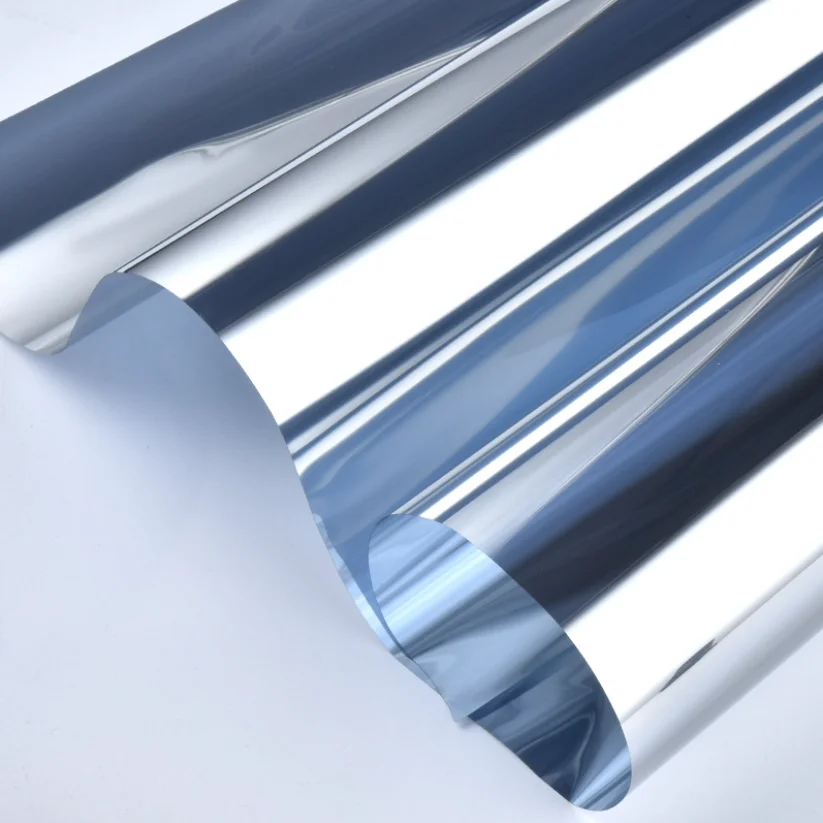 Silver mirror window film reflective film for building glass insulation solar film