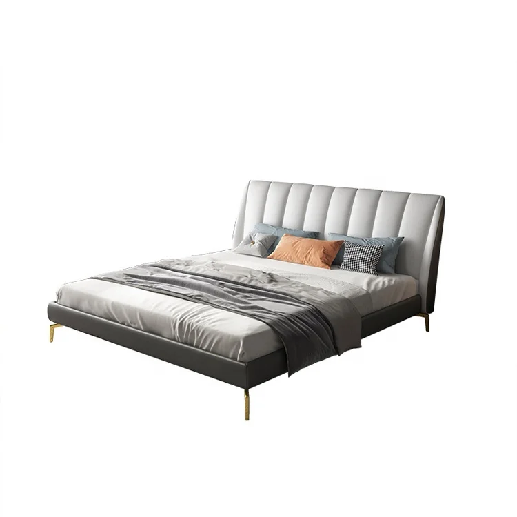 Luxury Hotel Bedroom Bed Single King Size Bed Room Furniture Modern Home Frame Wood Beds