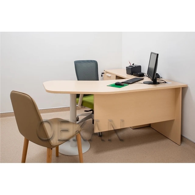 Hospital Furniture Senior Chief Office Table and Chair with