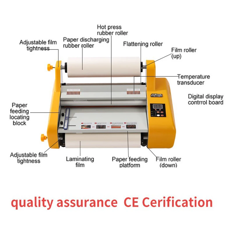 A3 Laminating Machine With Adhesive Film Roll To Roll Cover UV DTF Printed PET Film 31cm Width 100Meter Per Roll
