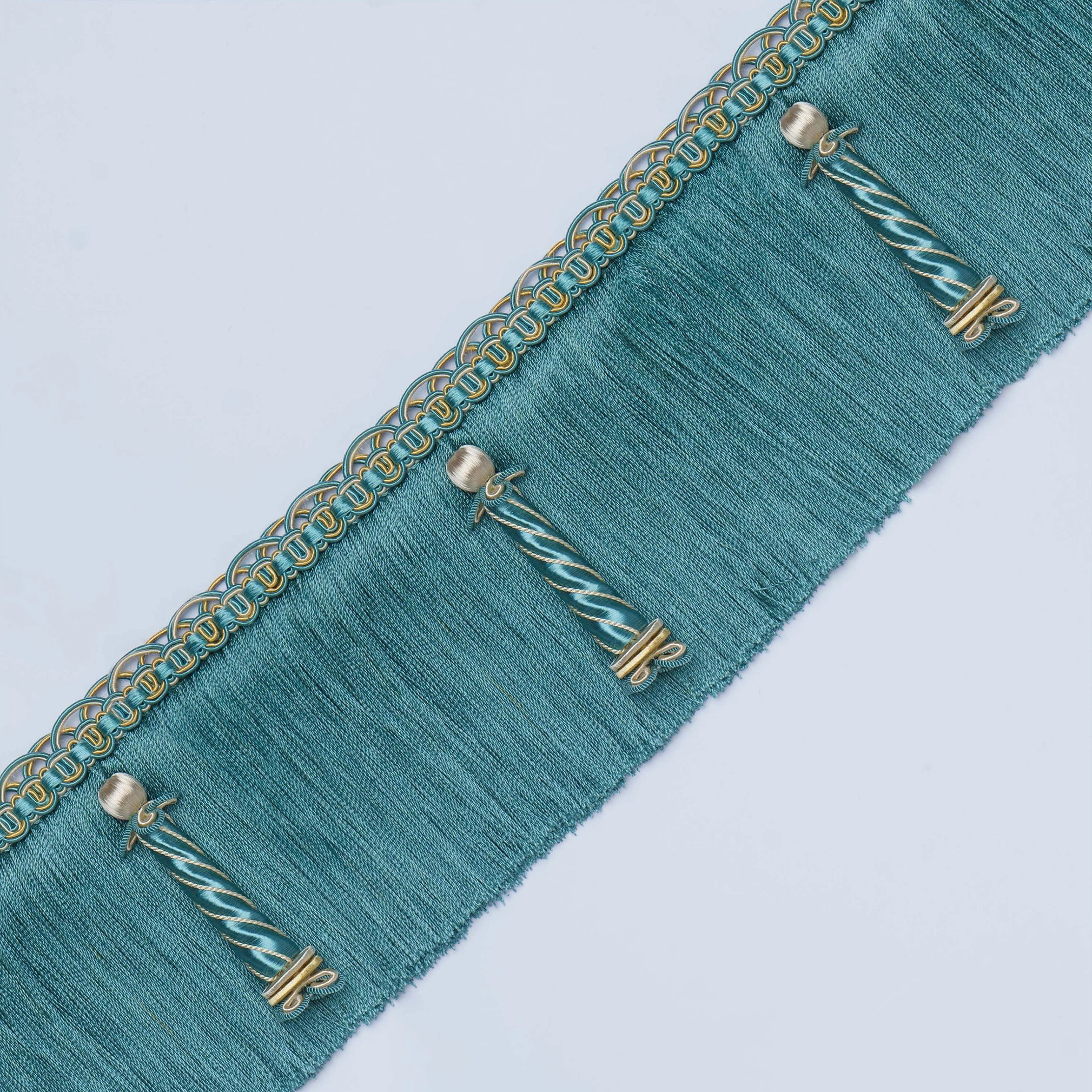 Home Accessories 100% Rayon brush tassel fringe trim Decoration for Curtain Sofa