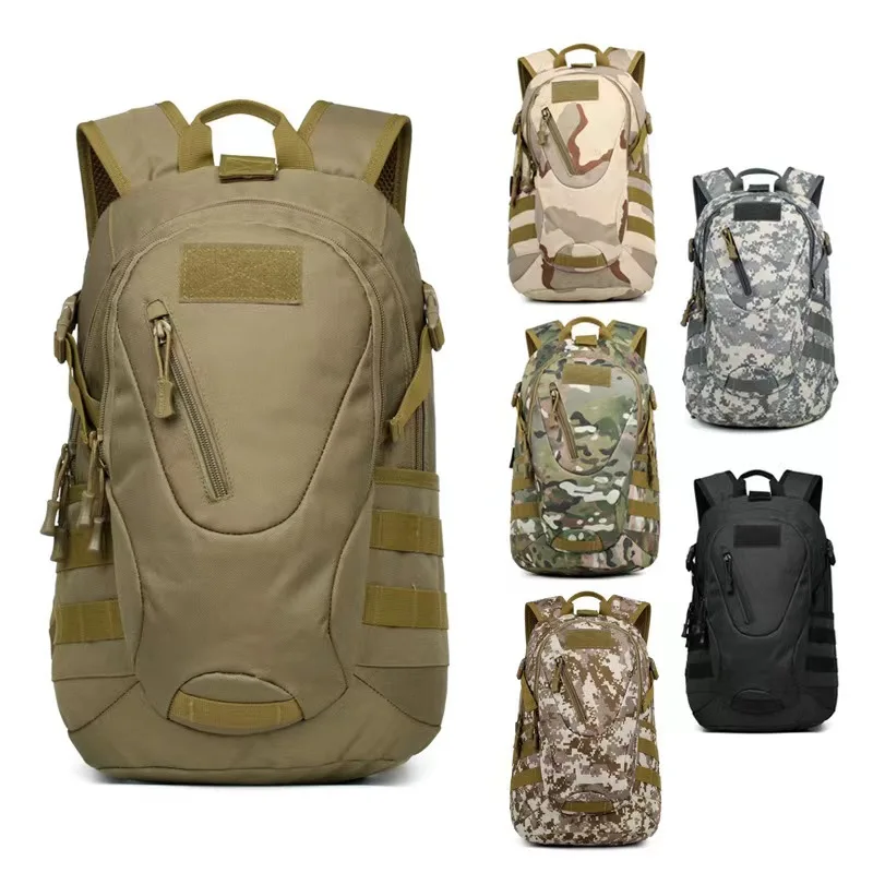 Tactical Backpack Camping Bag Hiking Rucksack Camouflage Men Travel Mountaineering Outdoor Sports Shoulder USB School Backpack