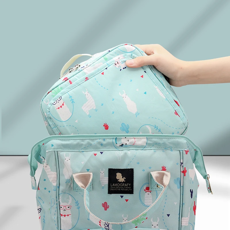 Multifunctional Double Layer Mochila Panalera Baby Mummy Diaper Bags for Mothers