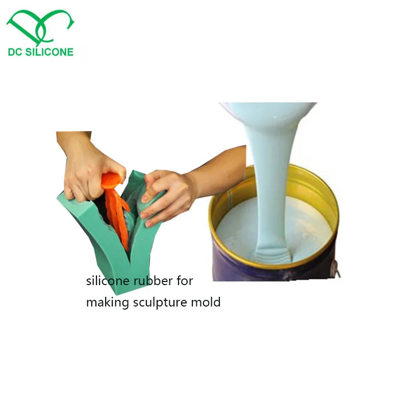 Cement Statues Mold Making RTV2 Condensation Cure Silicone Rubber By Pour Or Brush Way