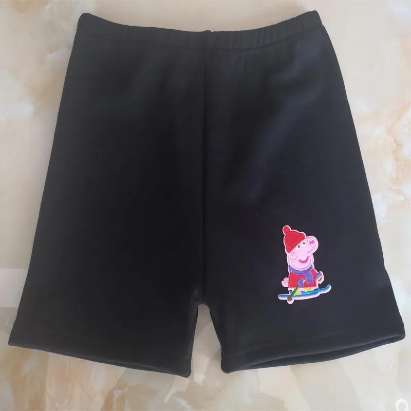 
2019 Winter Girls Short Pants Cotton thicken velvet Leggings children soft warm Short Leggings supply kids Safety Shorts 