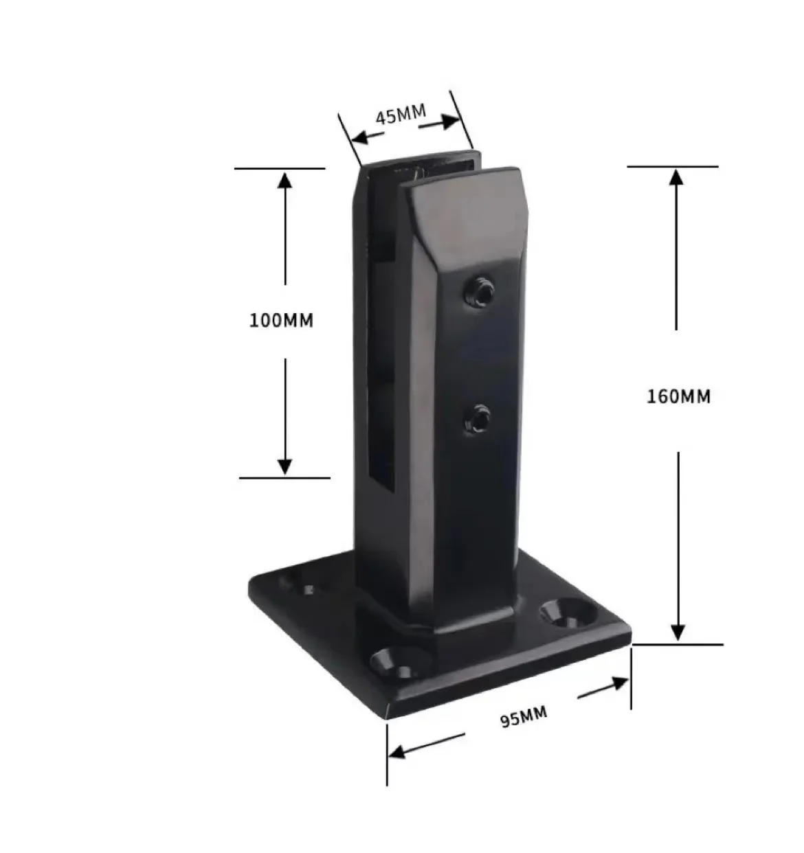 HL Deck Railing Stainless 316 304 Frameless Glass Spigot Balustrade Glass Railing