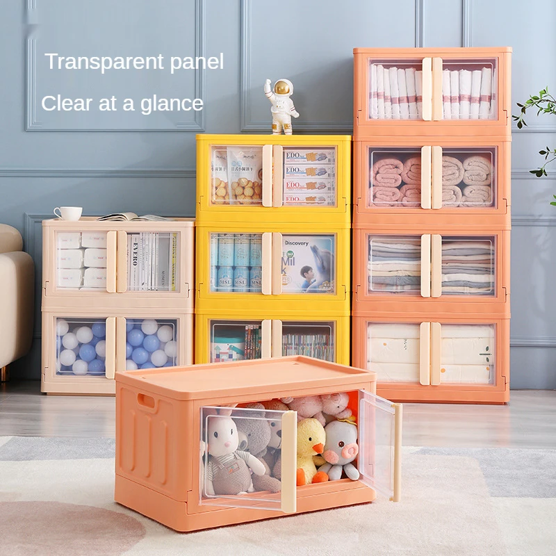 Детский шкаф Smart-Furn 32 л детский складной для хранения игрушек пластиковая открывающаяся дверь Книжная стойка органайзер