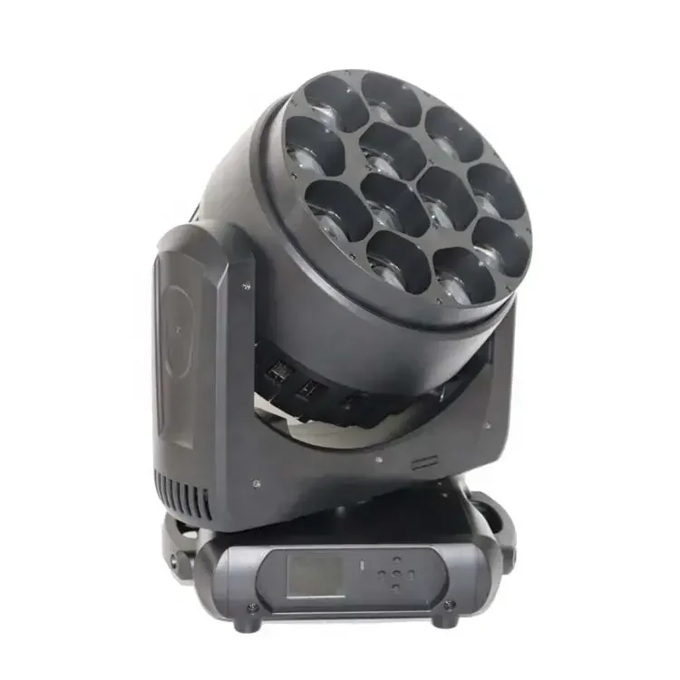 hybrid full color 40W 12pcs led lamp pixel control elation led moving head with zoom