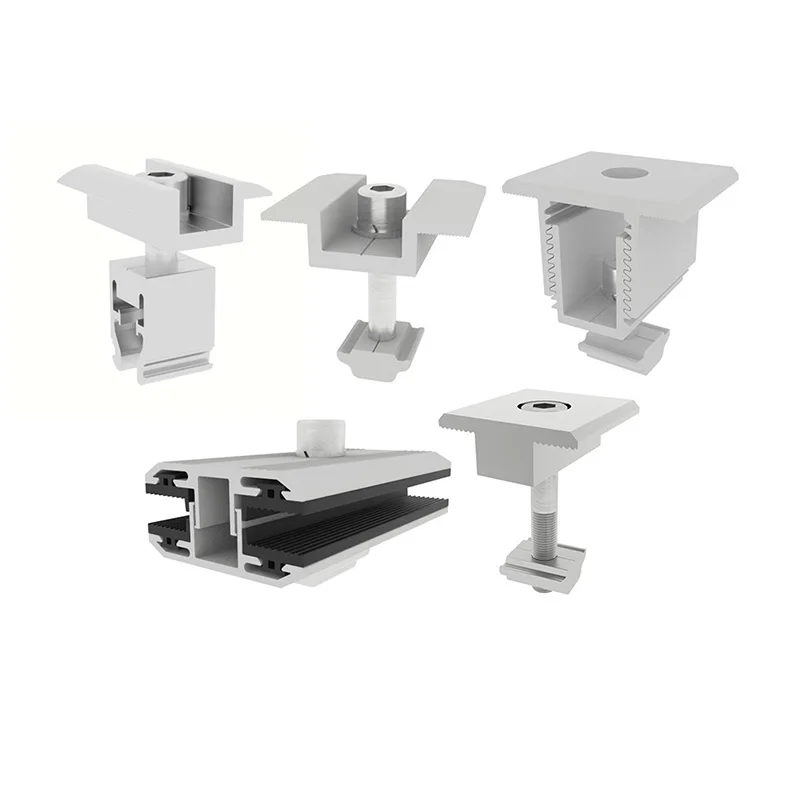 wholesale solar panel mounting aluminum U Type mid clamp