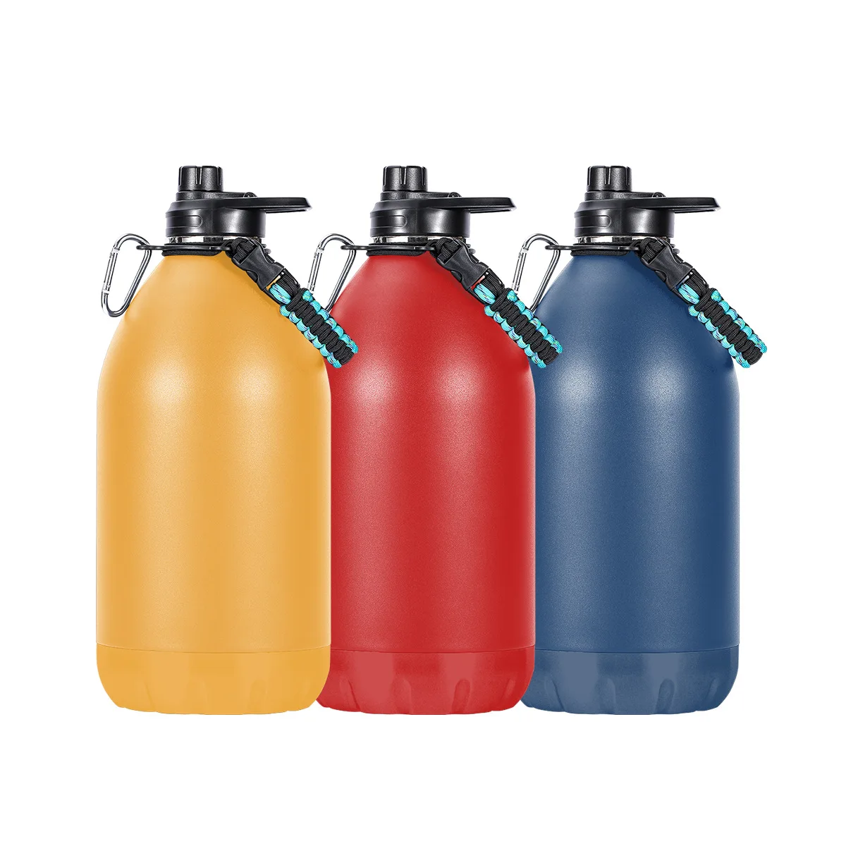 Customized 128 Oz Vacuum Insulated Water Jug One Gallon Beer Growler Stainless Steel Double Walled Insulated Water Bottle