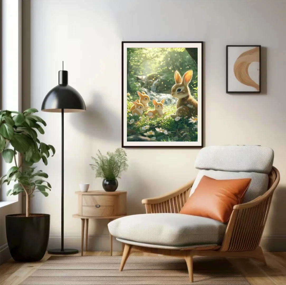 G-10 DP Manufacturer Modern Wall Art Painting Autumn Forest Wall Art Decoration DIY Kit 5d Home Decor Diamond Painting Kit