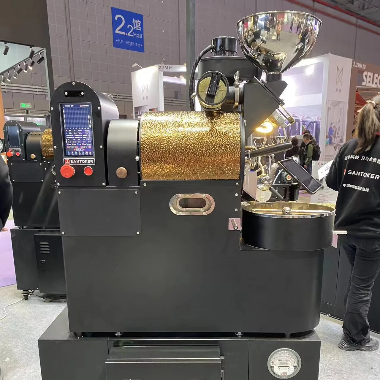 R1.5kg/2kg/ coffee roasting machine / commercial coffee roaster electric or gas coffee bean roaster