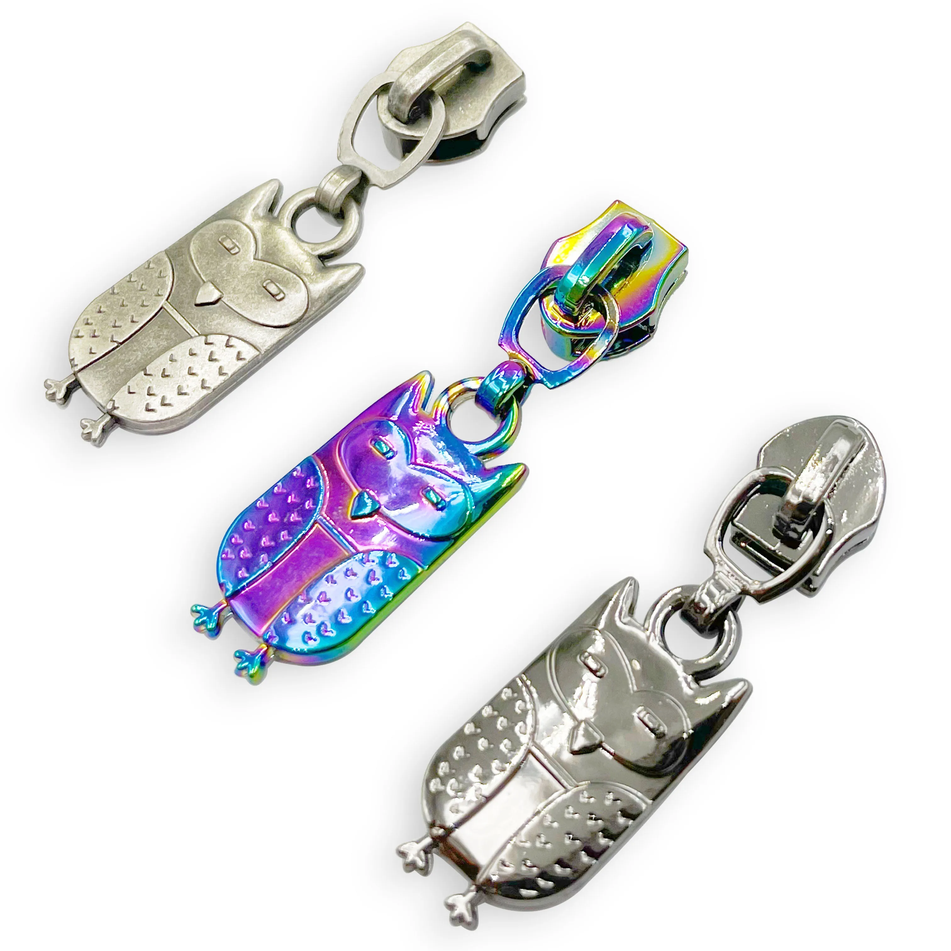 Custom shape Zip Puller,Fashion decorative garment zip pulls