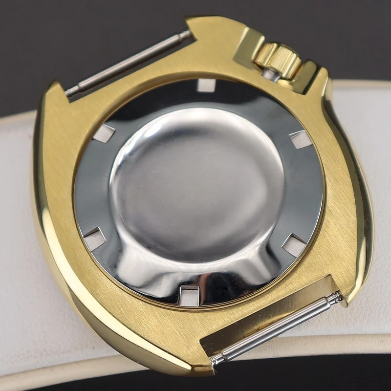44mm automatic watches stainless steel fit seiko skx007 skx6105 case nh34 nh35 nh36 nh38 movement