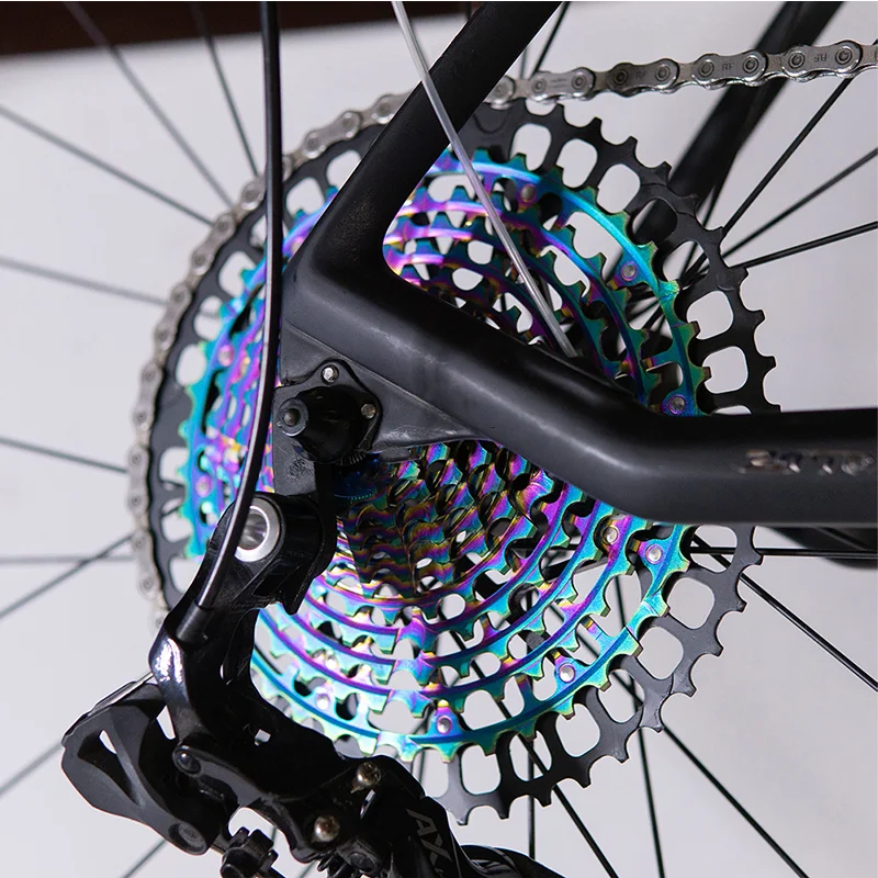 Bolany Mountain Bike Freewheel 12speed 11-50T Cassette Hollow Ultra-light Bicycle Sprocket MTB Bike 12 Speed Rainbow Cassette