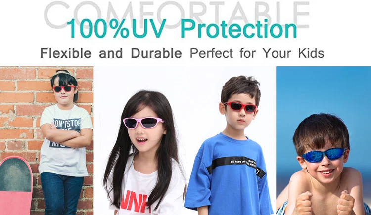 Fashion Oval Design Multi Color Cool Kids Wholesale Sun Glasses Pink Child Sunglasses Girls