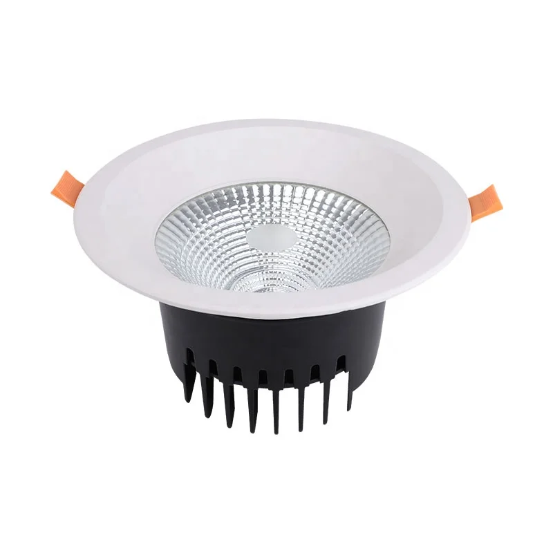 Cut Size 170mm Commercial Downlight Round 8 Inch Recessed Lights LED COB Downlight 20w 2000lm CCT Downlight