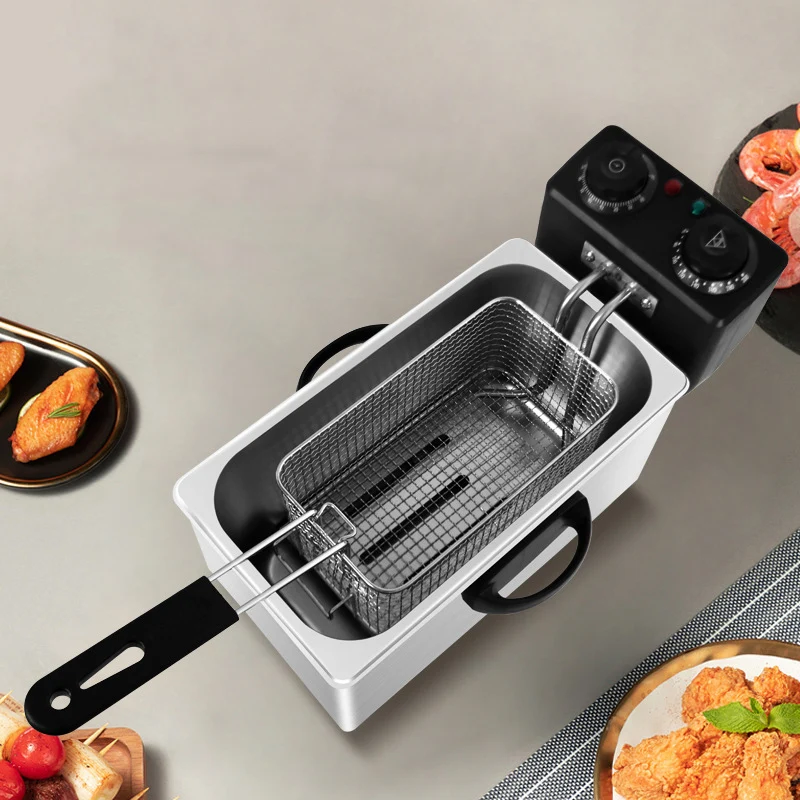 7L Fryer Commercial Timer Electric Fryer Chicken Equipment Mini Electric Fryer Machine
