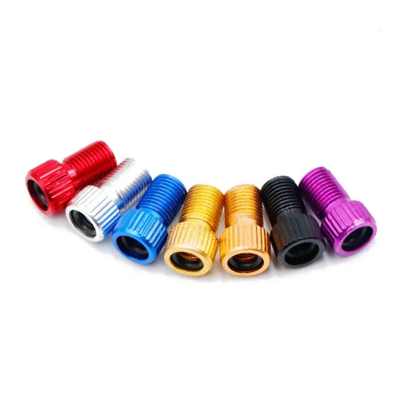 Aluminum bicycle French mouth conversion adapter mountain bike French mouth to American mouth valve adapter