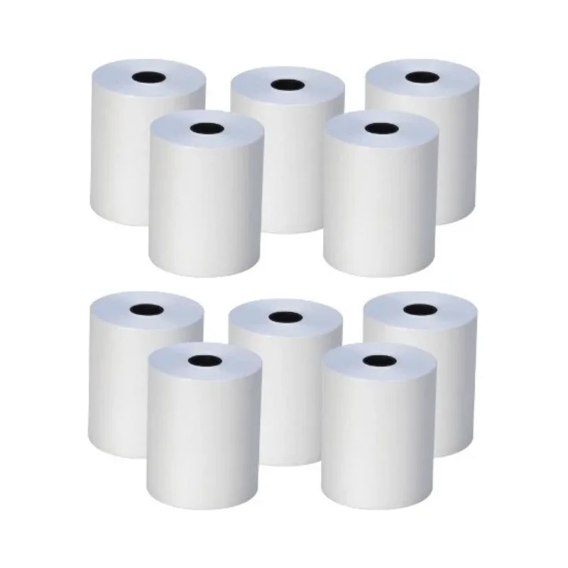 High Density Atm Fiscal Cash Register 57X30 Thermal Roll Coreless Paper Thermal Printing Paper