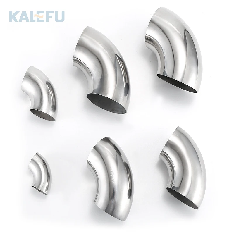 Factory outlet Stainless steel welded elbow 90 degree high-pressure elbow spot 304 316 bend Sanitary Socket Welded Pipe Fittings