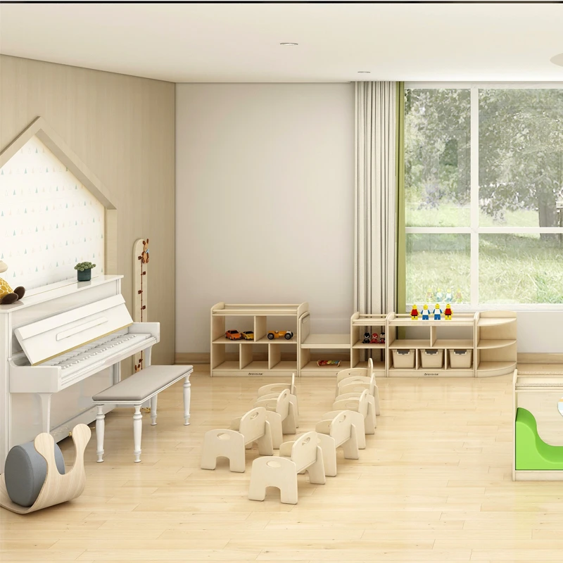 Kids Furniture Sets ,Thick birch veneer multilayer plywood fence for children,rotatable