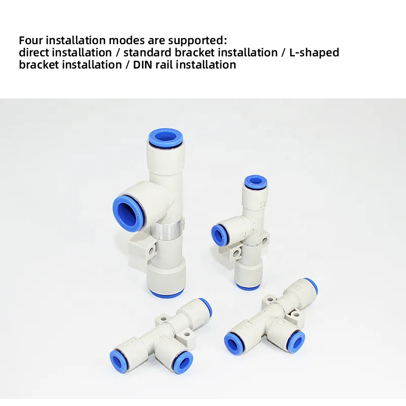 SMC pneumatic Vacuum generator ZH05DS-06-06-06 ZH07DS-06-06-06 ZH10DS-06-06-08 -88kPa Body ported type One-touch connection