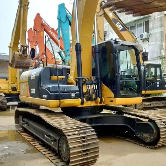 Hot selling good performance small displacement heavy duty used Cat 323D hydraulic crawler caterpillar excavator for sale