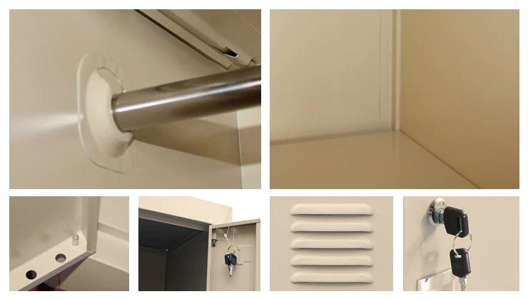 Indian Style Steel Locker Almirah Wall Mounted Clothes Cupboard For Bedroom Design