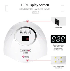 Mobray Заводская лечебная машина высокого качества УФ светодиодная лампа для ногтей 24 Вт