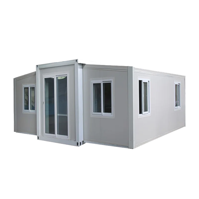 20 & 40 Foot Luxury 3-in-1 Folding Mobile Home Modern Steel Expandable Container House for Bedroom Hotel Shop Apartment Use