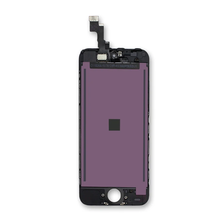 
China factory in stock mobile phone lcd screen for iphone 5s black white repair 