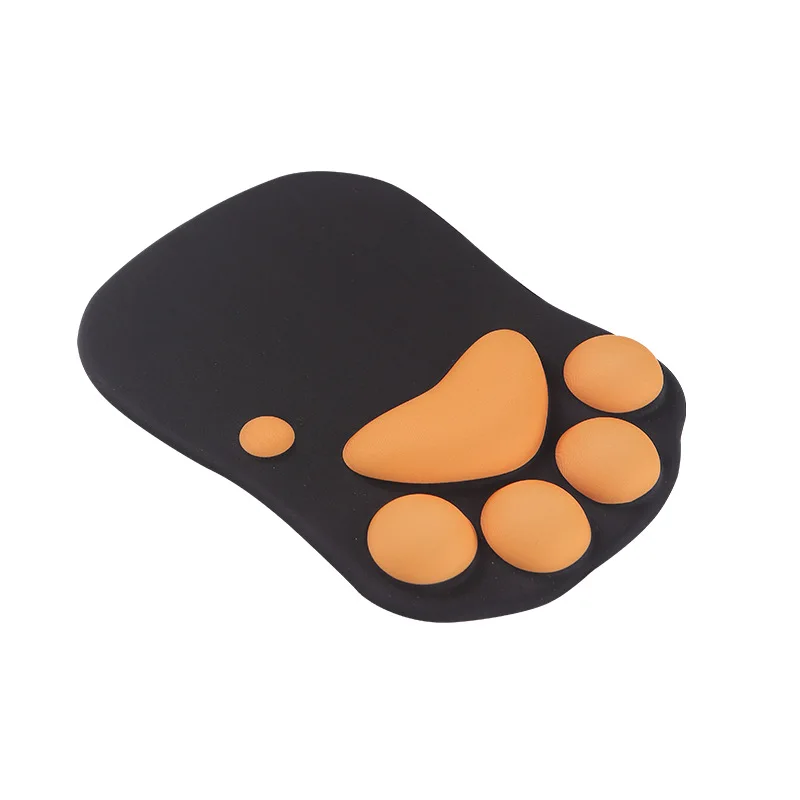 Custom cute cat paw mouse pad personality cute pet office home wrist pad