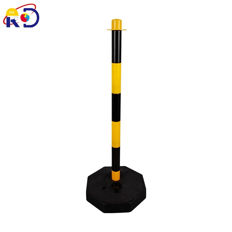 Mobile road isolation reflective anti-collision PE water injection plastic delineator Post