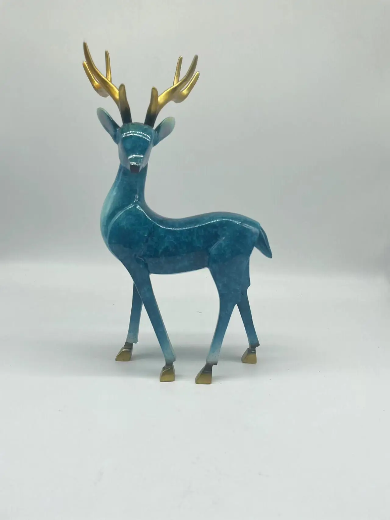 Sika Deer Figurines Desktop New Ornaments Animal Resin Home Decoration
